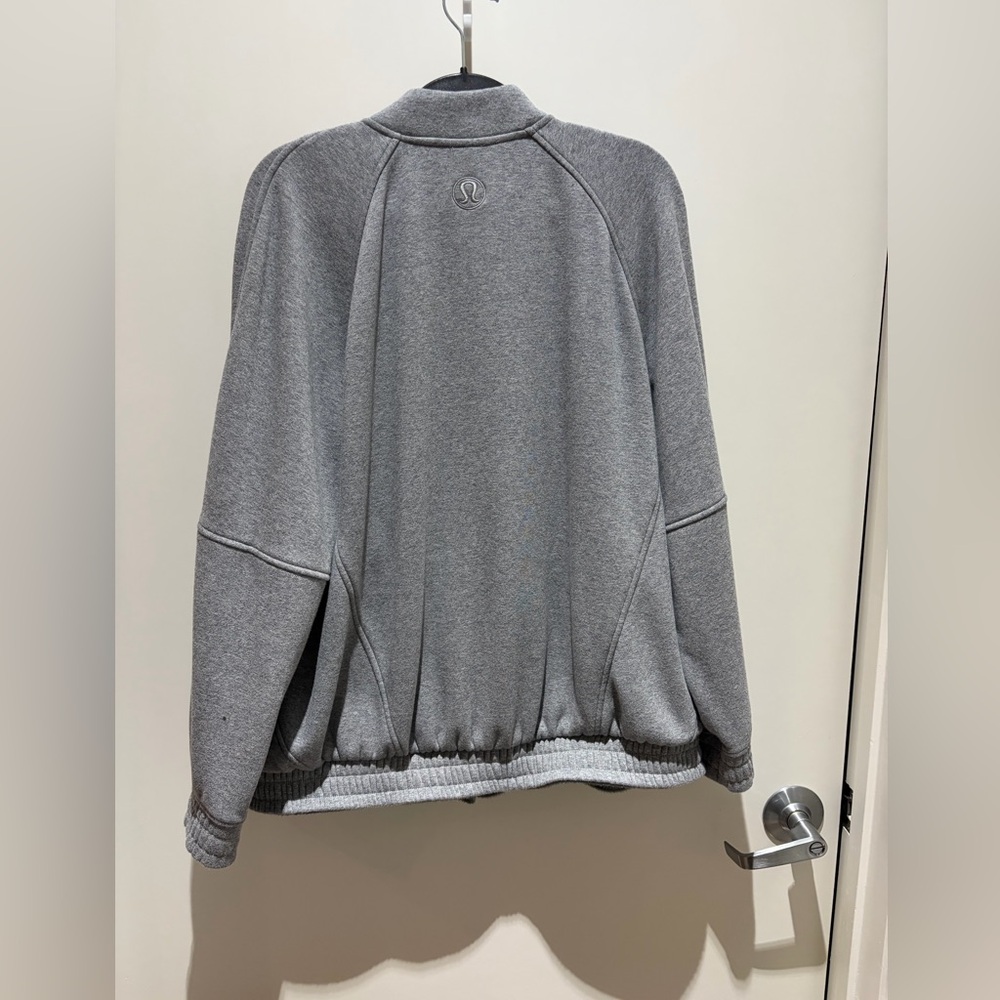 NWOT Lululemon Scuba Oversized Varsity Plush Jacket~size M/L - Picture 7 of 9